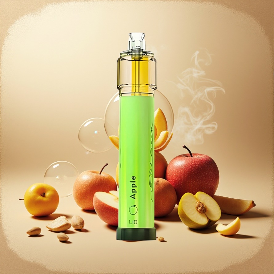 LIO Bee Lit 2500 Puffs Engångs Vape Äpple 6.0ml 1300mAh Svensk Grossist