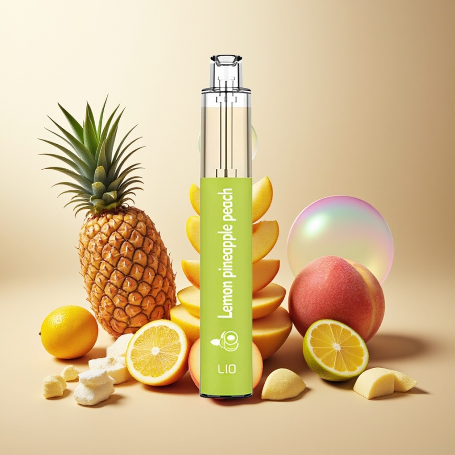 LIO BEE Engångs Vape Citron Ananas Persika Svensk Grossist 16 650mAh 3.5ml