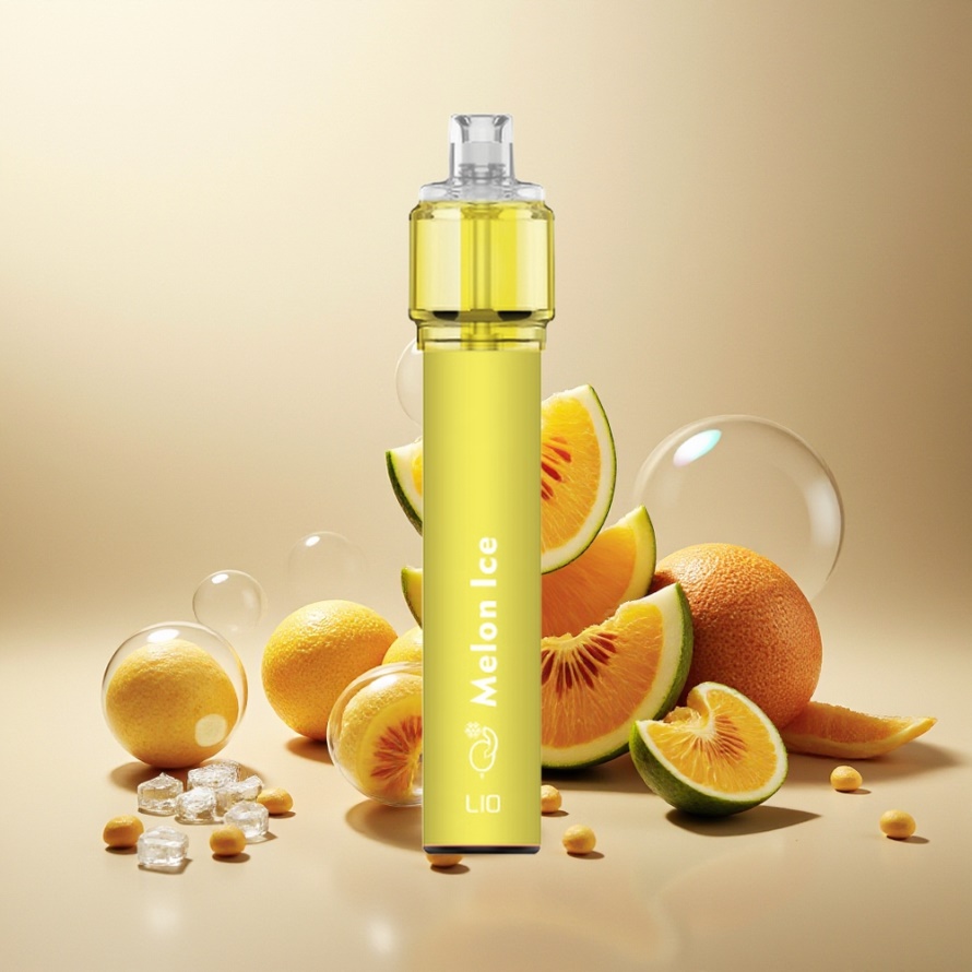 LIO Bee18 Max 2500 PuffsEngångs Vape Melon Is svensk grossist 1300mAh 6.5ml