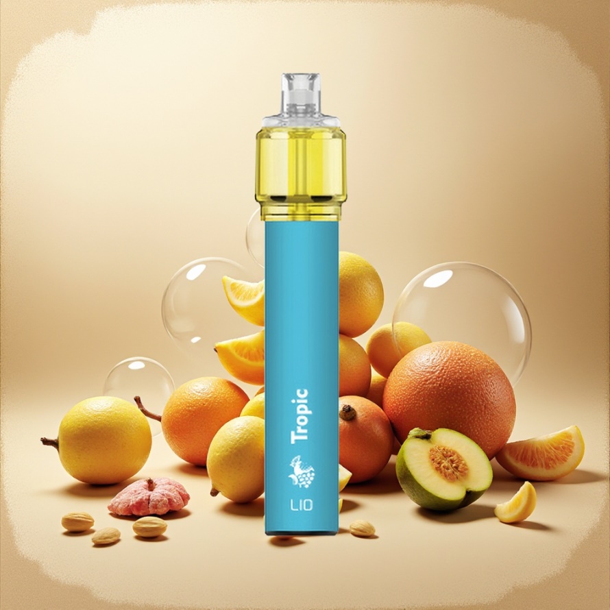 LIO Bee18 Max 2500 PuffsEngångs Vape Tropisk 6.5ml 5% Nikotin svensk grossist