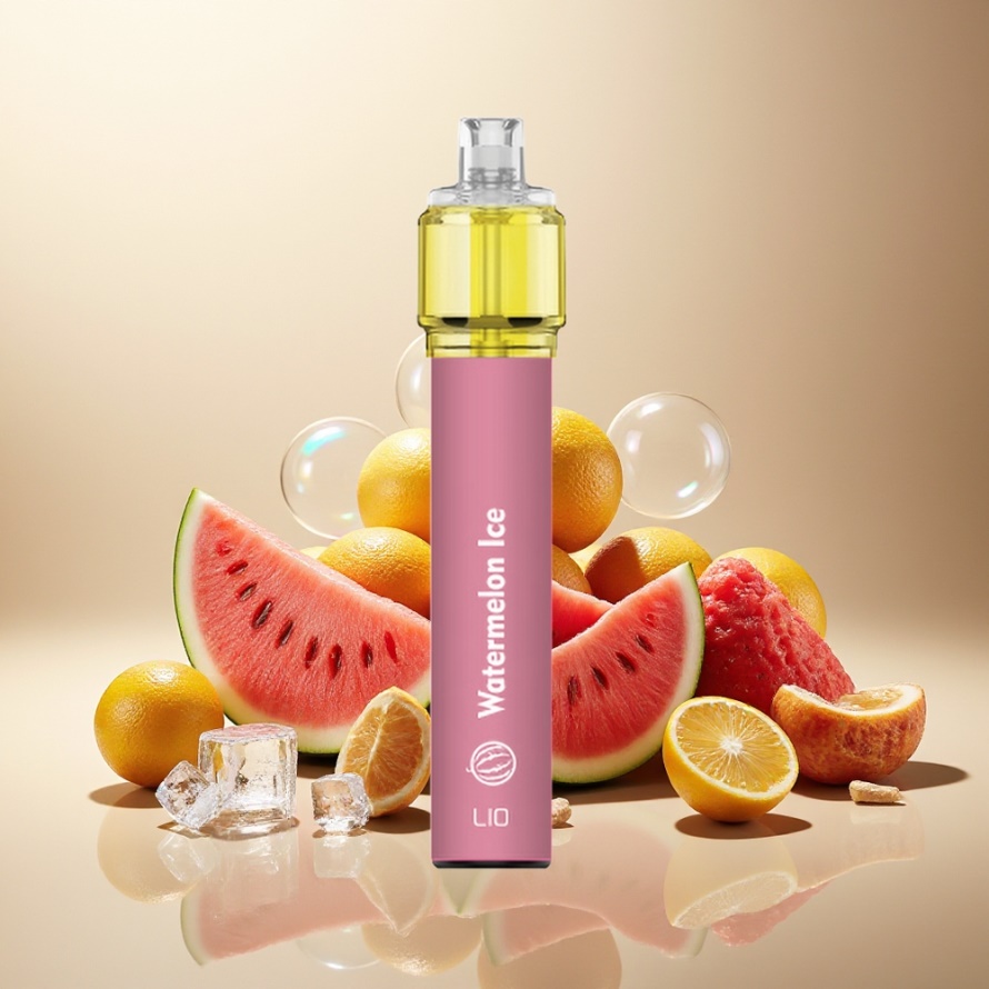 LIO Bee18 Max 2500 PuffsEngångs Vape Vattenmelon Is 1300mAh svensk grossist