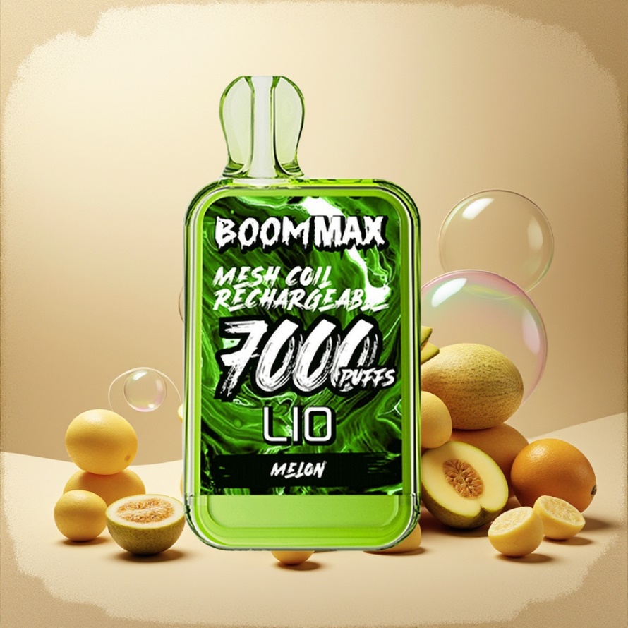 LIO BOOM MAX 7000 Puffs Engångs Vape Melon 15ml 650mAh Svensk Grossist