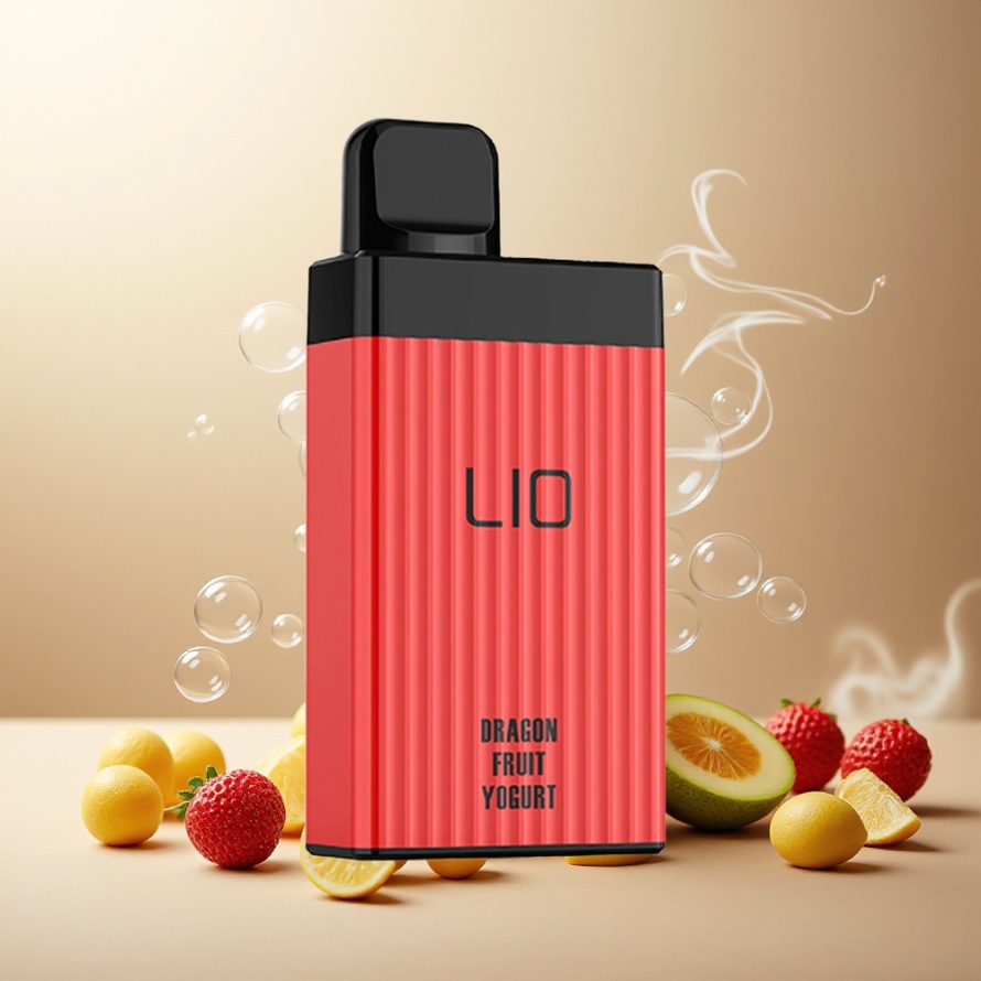 LIO BOXX 4000 PuffsEngångs Vape Drakenfrukt Yogurt 10ml 650mAh Svensk Grossist