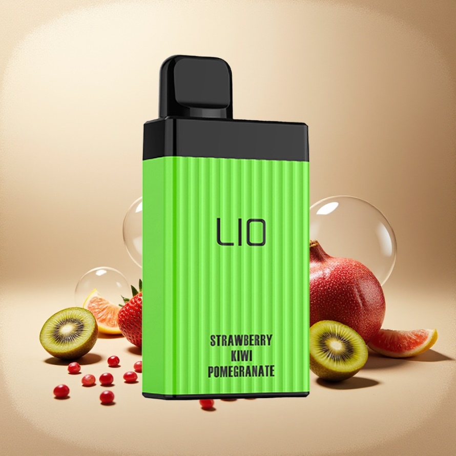 LIO BOXX 4000 PuffsEngångs Vape Jordgubb Kiwi Granatäpple Svensk Grossist 650mAh 10ml