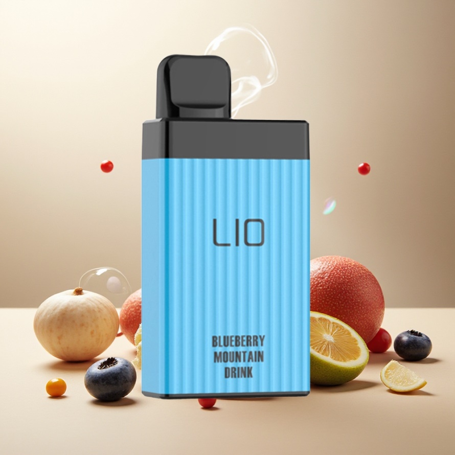 LIO BOXX 4000 Puffs Engångs Vape Blåbärsberg Dryck svensk grossist 10ml 650mAh Type-C