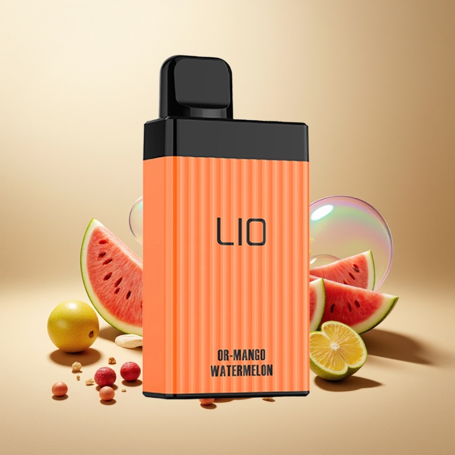 LIO BOXX 4000 Puffs Engångsvape Mango Vattenmelon Svensk Grossist 650mAh Typ-C