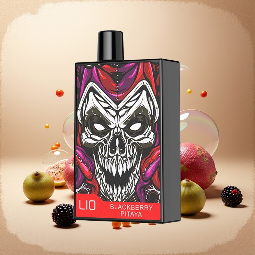 LIO CAPO 4500 PuffsEngångs Vape Björnbär Pitaya Svensk Grossist 600mAh Type-C 12ml