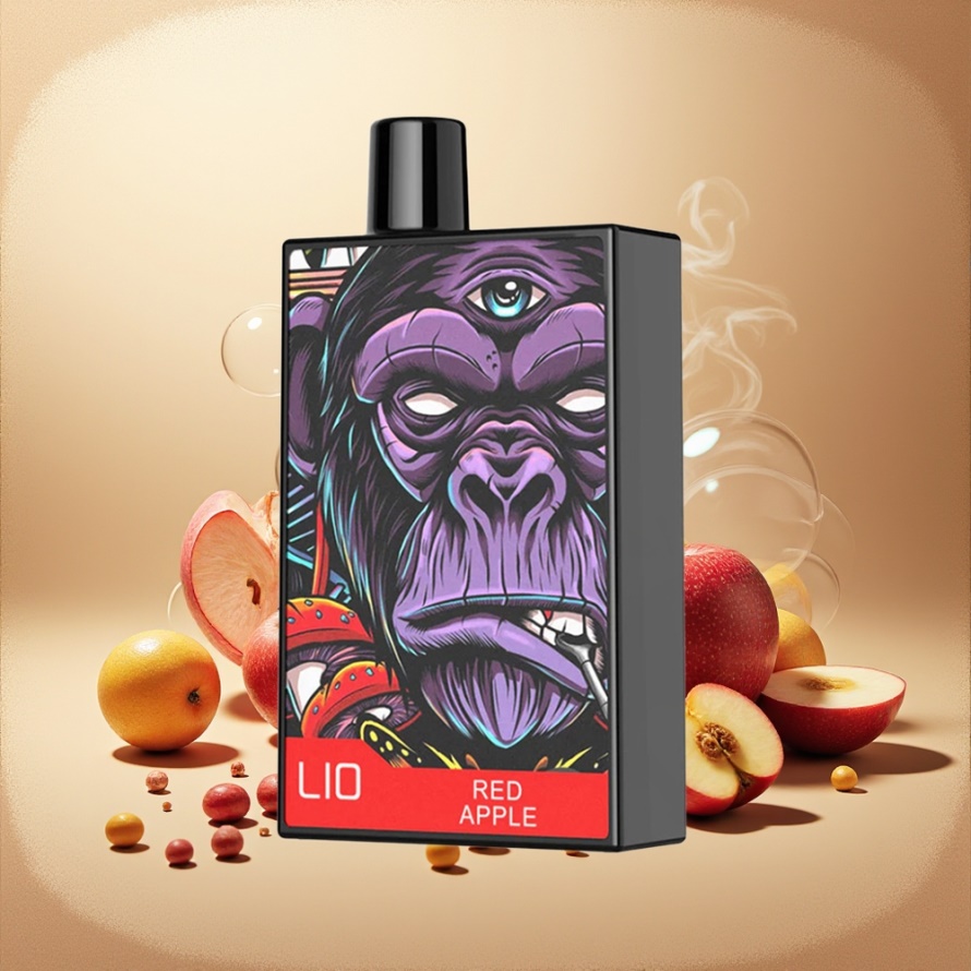 LIO CAPO 4500 PuffsEngångs Vape Rött Äpple 12ml 600mAh svensk grossist