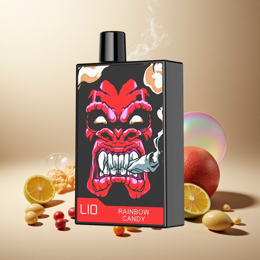 LIO CAPO 4500 Puffs Engångs Vape Regnbågsgodis svensk grossist 12ml 600mAh Type-C