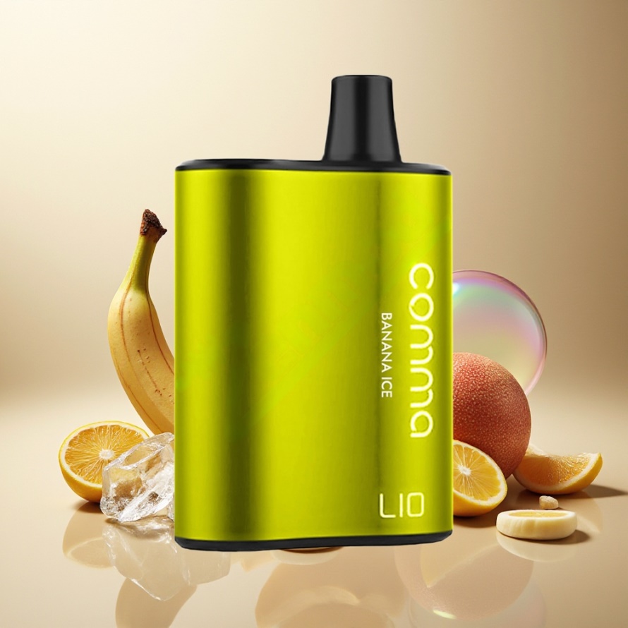 LIO COMMA 5000 PuffsEngångs Vape Bananis (15ml, 900mAh) svensk grossist