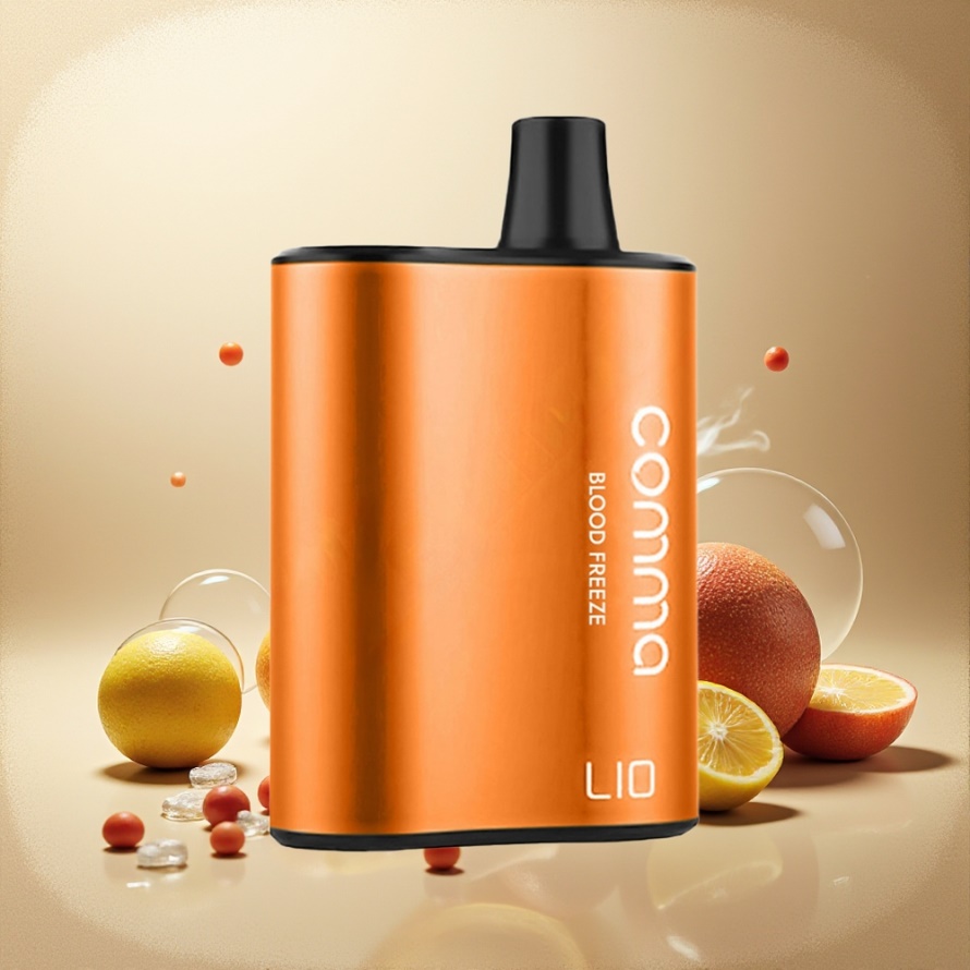LIO COMMA 5000 PuffsEngångs Vape Blodfrys (15ml, 900mAh) – svensk grossist