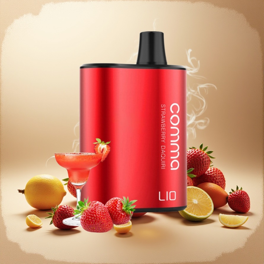 LIO COMMA 5000 PuffsEngångs Vape Jordgubb Daiquiri 15ml 900mAh svensk grossist
