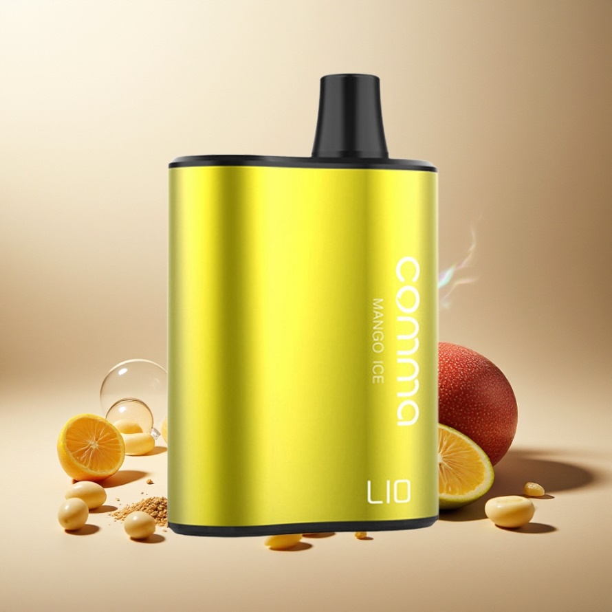 LIO COMMA 5000 Puffs Svensk GrossistEngångs Vape Mango Is 15ml 900mAh