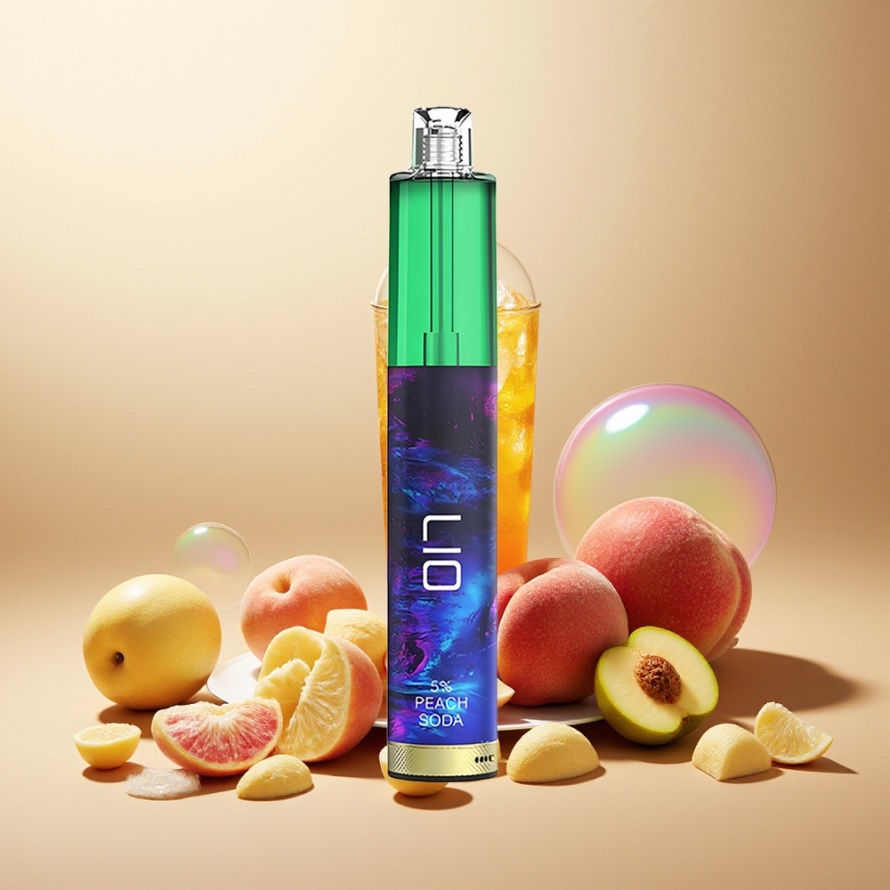 LIO Max Mesh 3000 PuffsEngångs Vape Persiksoda Svensk Grossist 10mL 1000mAh