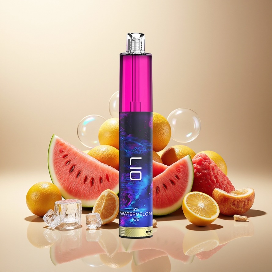 LIO Max Mesh 3000 PuffsEngångs Vape Vattenmelon Is | 10 mL | 1000mAh | svensk grossist
