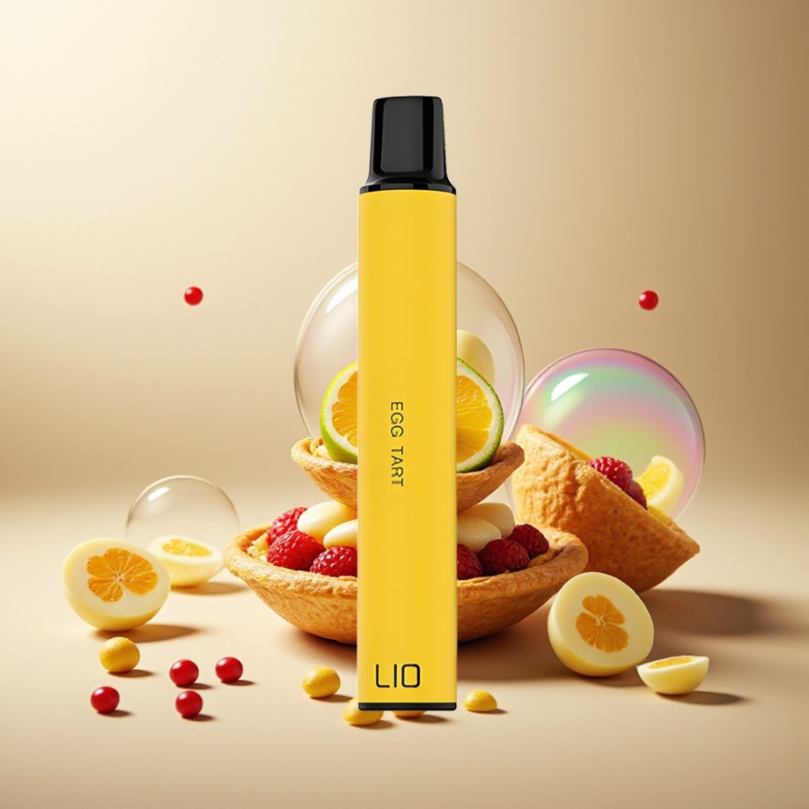 LIO Mini 600 PuffsEngångs Vape Äggtårta 400mAh svensk grossist