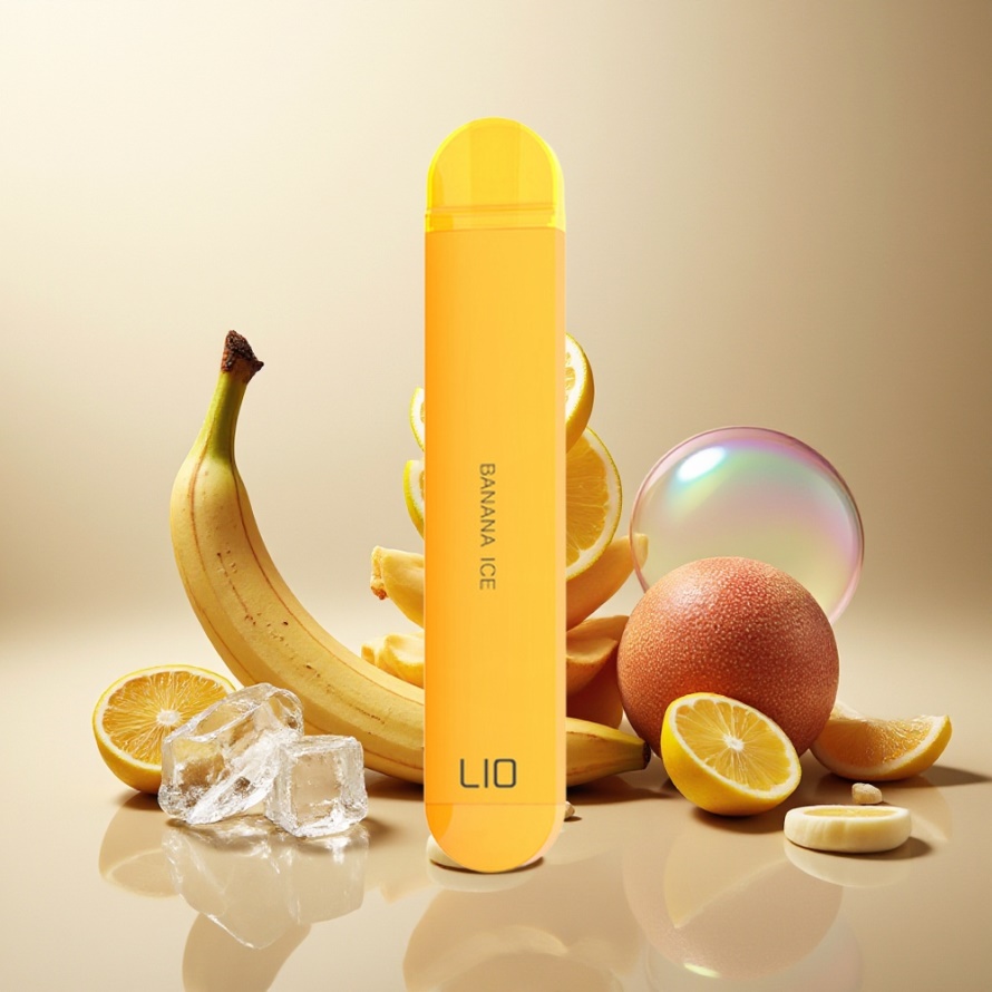LIO NANO X 600 PuffsEngångs Vape Bananis (500mAh, 2ML, 20mg) svensk grossist
