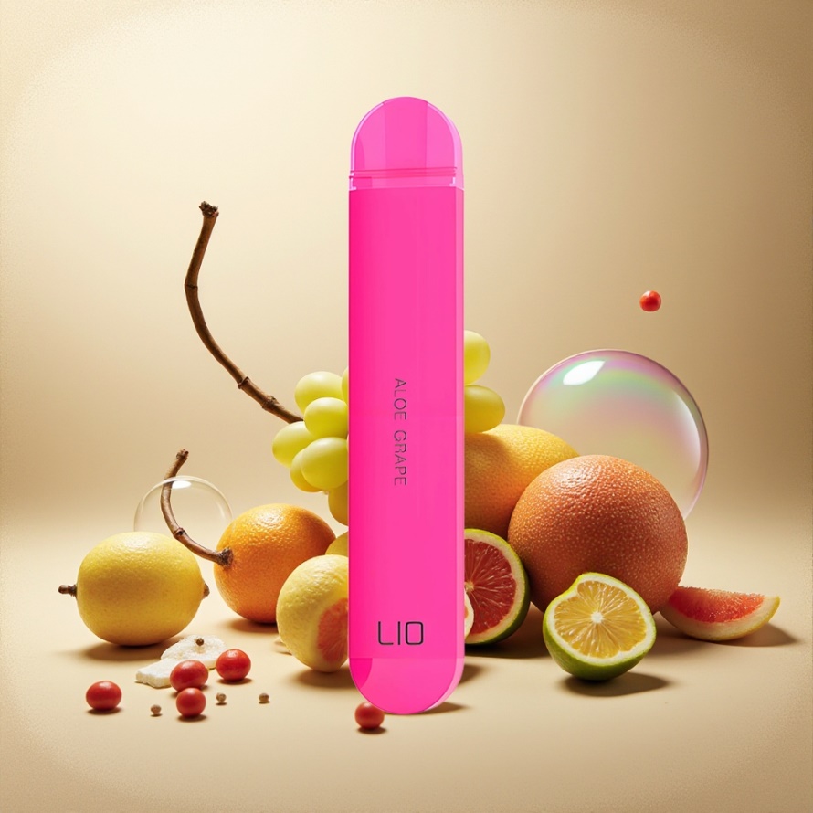 LIO NANO X 600 Puffs Engångs Vape Aloe Druva (500mAh, 2ML, 20mg) svensk grossist