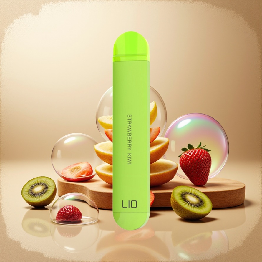 LIO NANO X 600 Puffs Engångs Vape Jordgubb Kiwi Svensk Grossist 500mAh 2ML 20mg