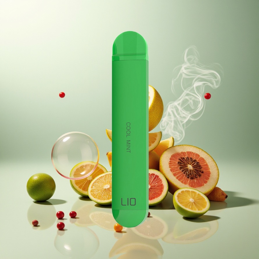 LIO NANO X 600 Puffs Engångs Vape Kylmynta Svensk Grossist 500mAh 20mg 2ML