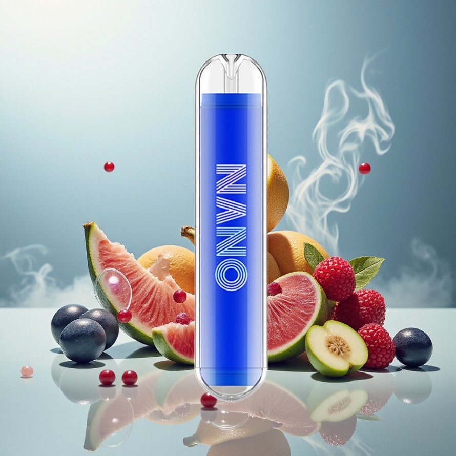 LIO NANO X2 800 PuffsEngångs Vape Blå Hallon 500mAh svensk grossist
