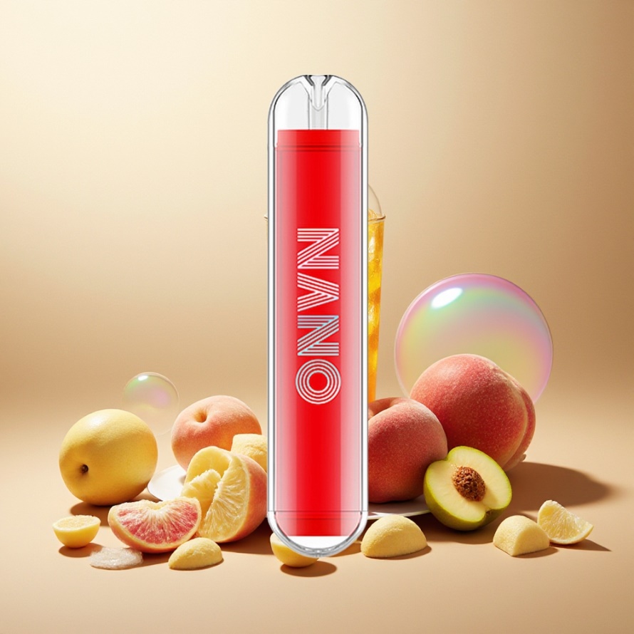 LIO NANO X2 800 Puffs Engångsvape Persikosoda 500mAh svensk grossist
