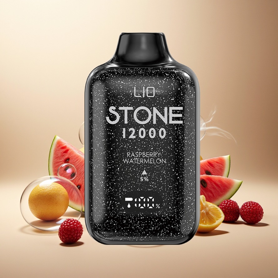 LIO Stone 12000 PuffsEngångs Vape Hallon Vattenmelon 18ML 550mAh svensk grossist