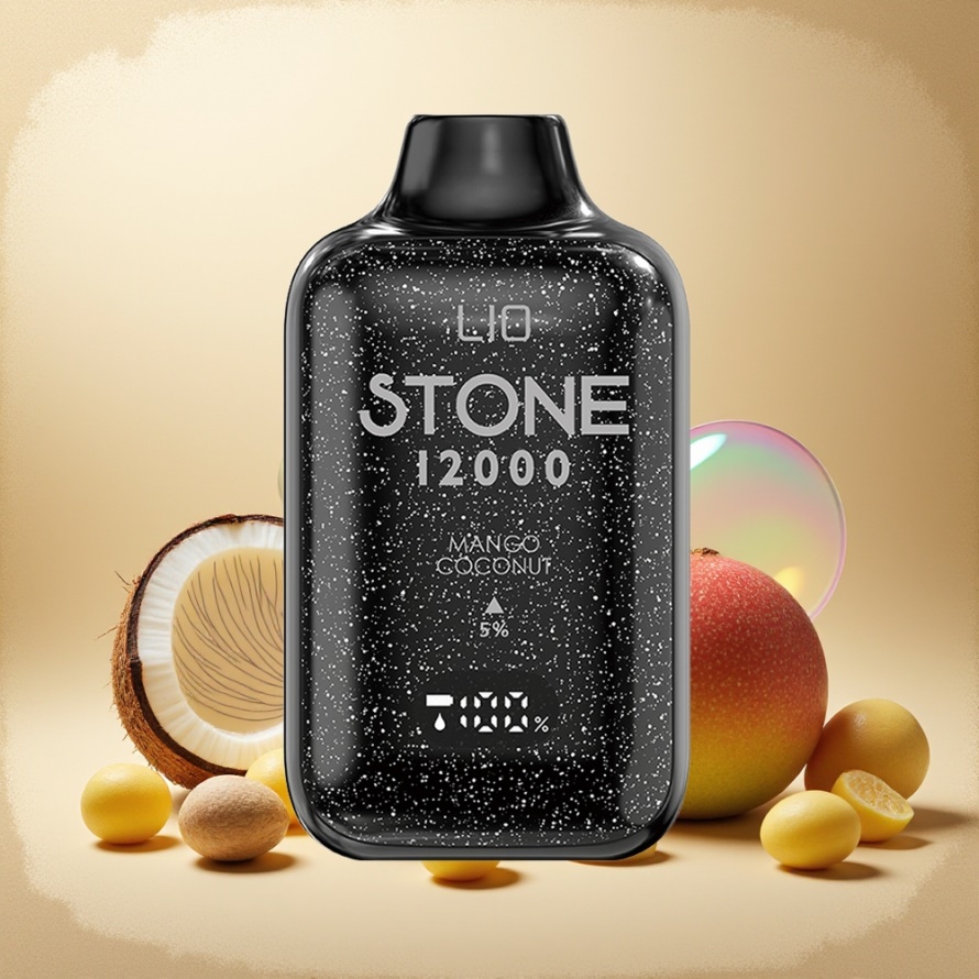 LIO Stone 12000 PuffsEngångs Vape Mango Kokos (18ML, 550mAh, Type-C) svensk grossist