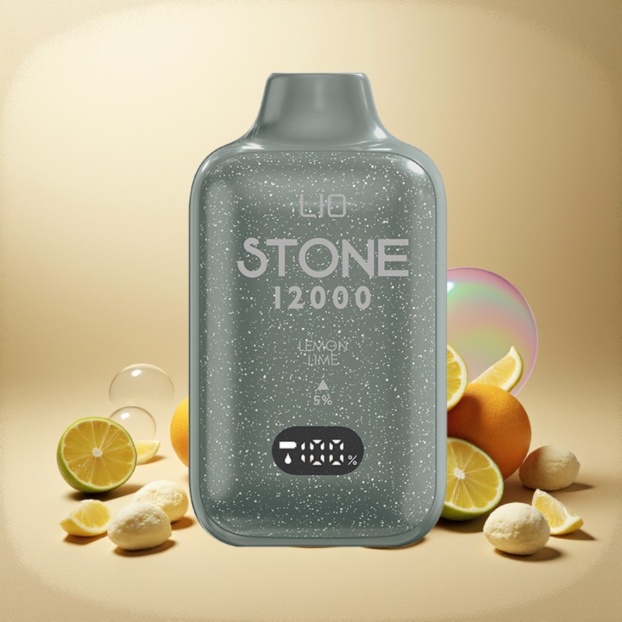 LIO Stone 12000 Puffs Engångs Vape Citron Lime 18ML 550mAh svensk grossist