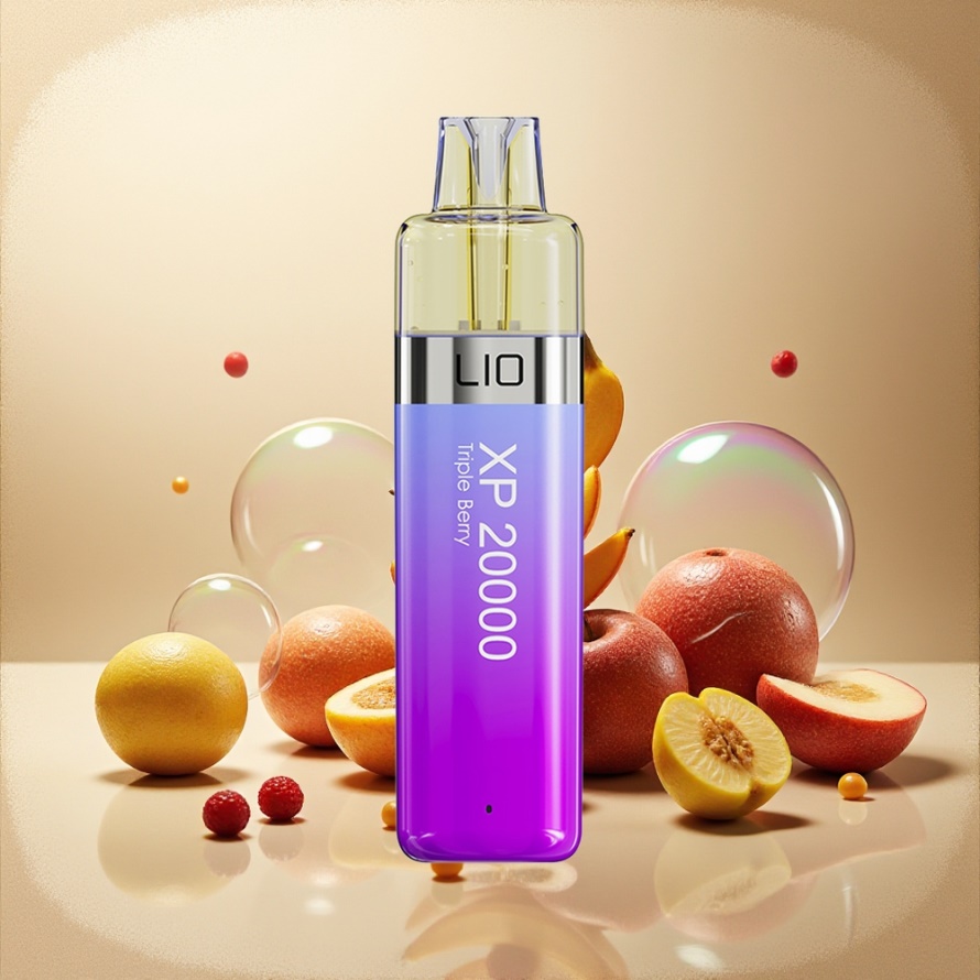 LIO XP 20000 PuffsEngångs Vape Triple Bär (12ML, 900 mAh, TYPE-C) svensk grossist