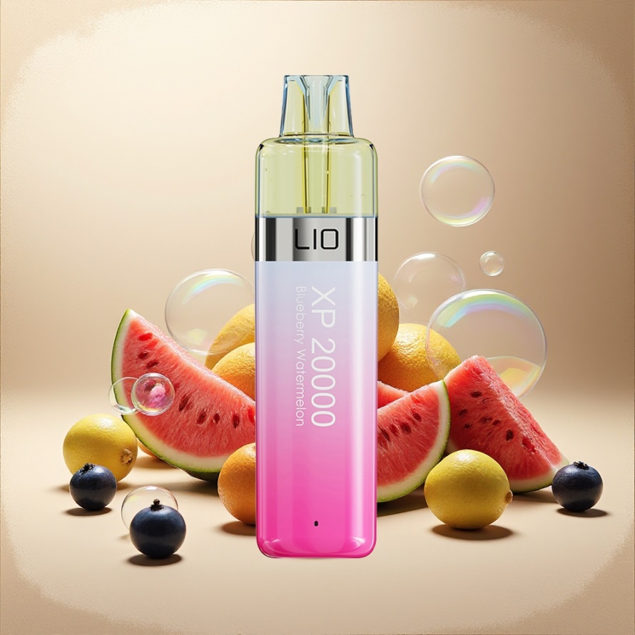 LIO XP 20000 Puffs Engångs Vape Blåbär Vattenmelon 12ML 900mAh Svensk Grossist