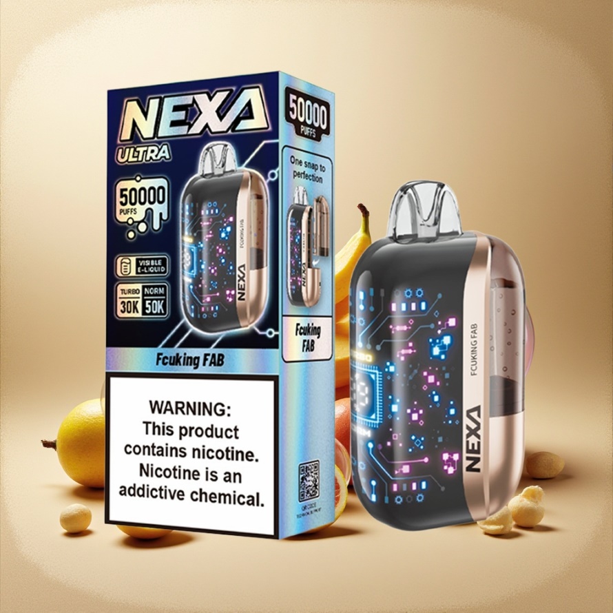 NEXA Ultra 50000 Puffs Engångs Vape Fantastiskt Fab med 20ml & Type-C svensk grossist