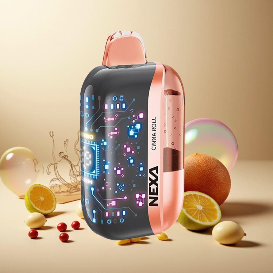 NEXA Ultra 50000 Puffs Engångs Vape Kanelbulle 20ml 800mah 5% Nikotin svensk grossist