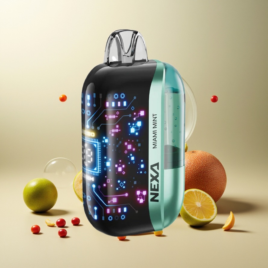 NEXA Ultra 50000 Puffs Engångs Vape Miami Mynta med 20ml & 800mah – svensk grossist