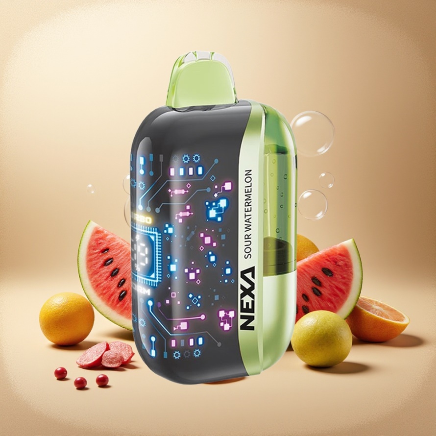 NEXA Ultra 50000 Puffs Engångs Vape Sur Vattenmelon 20ml 800mah 5% svensk grossist