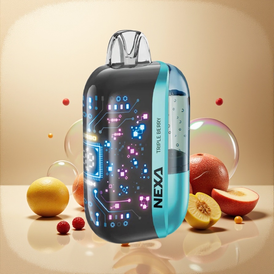 NEXA Ultra 50000 Puffs Engångs Vape Triple Bär (20ml, 800mAh, 5% Nikotin, svensk grossist)