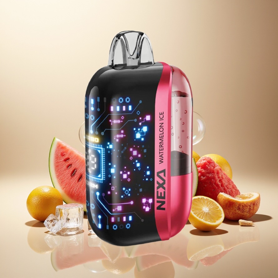 NEXA Ultra 50000 Puffs Engångs Vape Vattenmelon Is 20ml 800mah Svensk Grossist