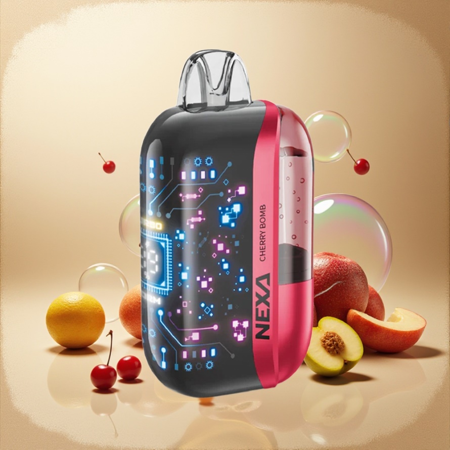 NEXA Ultra 50000 Puffs Svensk Grossist Engångs Vape Körsbär med 20ml Kapacitet & 800mAh
