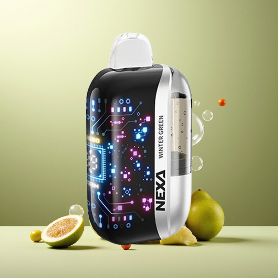 NEXA Ultra 50K Svensk Grossist Engångs Vape Vintergrönt 20ml 800mAh 5% 0.9ohm
