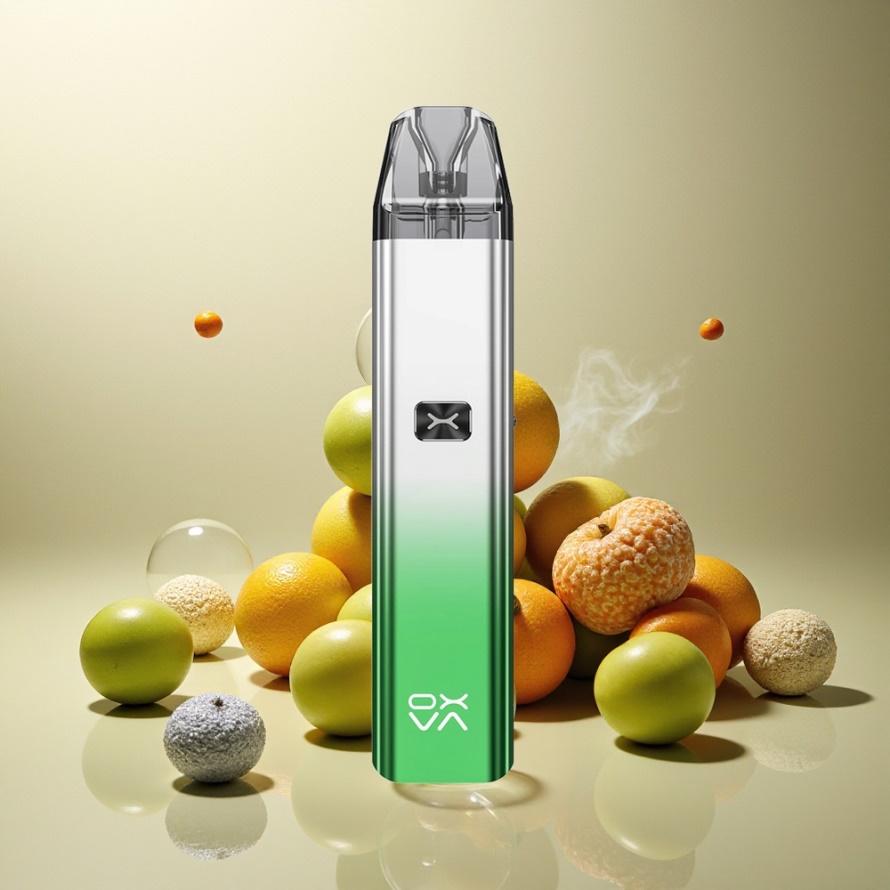 Oxva Xlim C Pod Vape Kit Glänsande Grön Silver 0.6ohm 900mAh svensk grossist