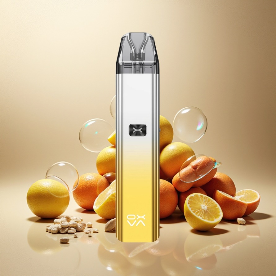 Oxva Xlim C Pod Vape Kit Glansig Guld Silver 0.6ohm 900mAh svensk grossist