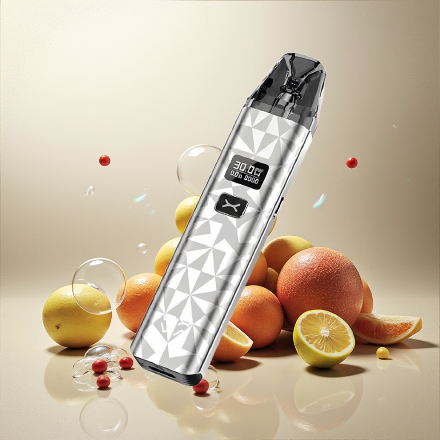 Oxva Xlim Classic Edition Pod Kit Silver – Svensk Grossist med 1000 mAh Batteri & OLED Skärm