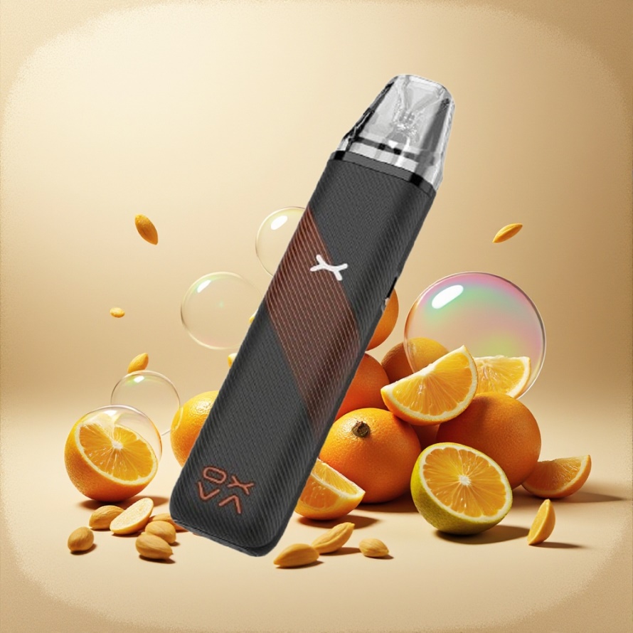 Oxva Xlim Go Svensk Grossist Vape Kit Randig Orange 30W 1000mAh 2ml USB-C