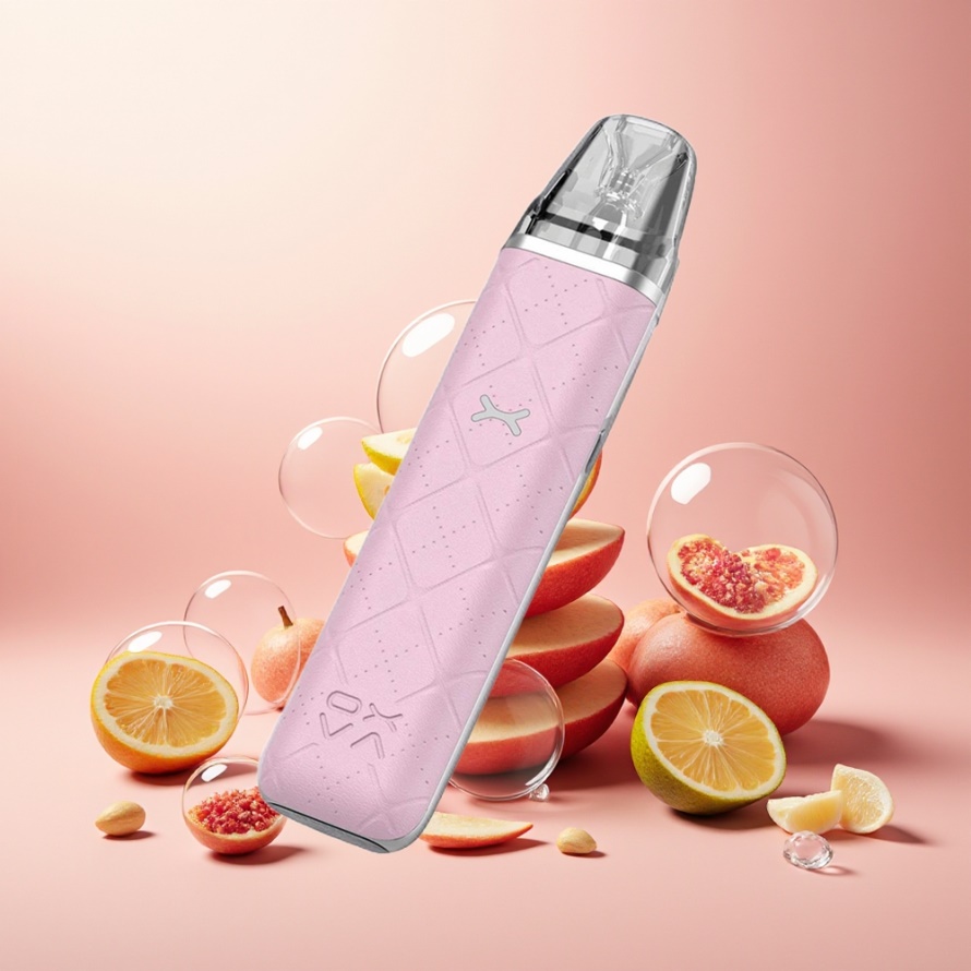 Oxva Xlim Go Svensk Grossist Vape Kit Rosa – 30W, 1000mAh, 2ml, USB-C