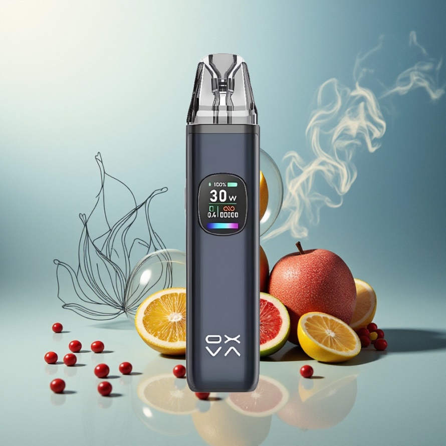 Oxva Xlim Pro 2 1300mAh 30W Pod Kit Titanium Blå svensk grossist