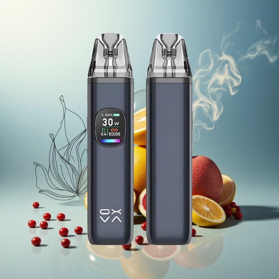 Oxva Xlim Pro 2 1300mAh 30W Pod Kit Titanium Blå svensk grossist