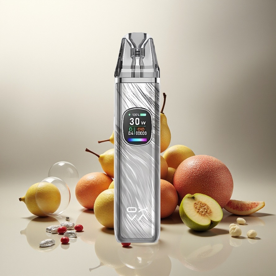 Oxva Xlim Pro 2 1300mAh 30W TFT Pod Kit Platina Grå svensk grossist