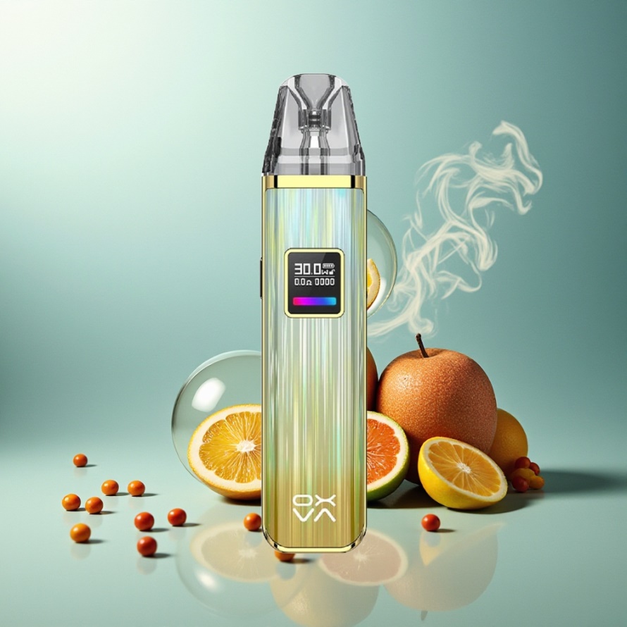 Oxva Xlim Pro Pod Vape Kit RGB 30W 1000mAh Gleaming Cyan svensk grossist