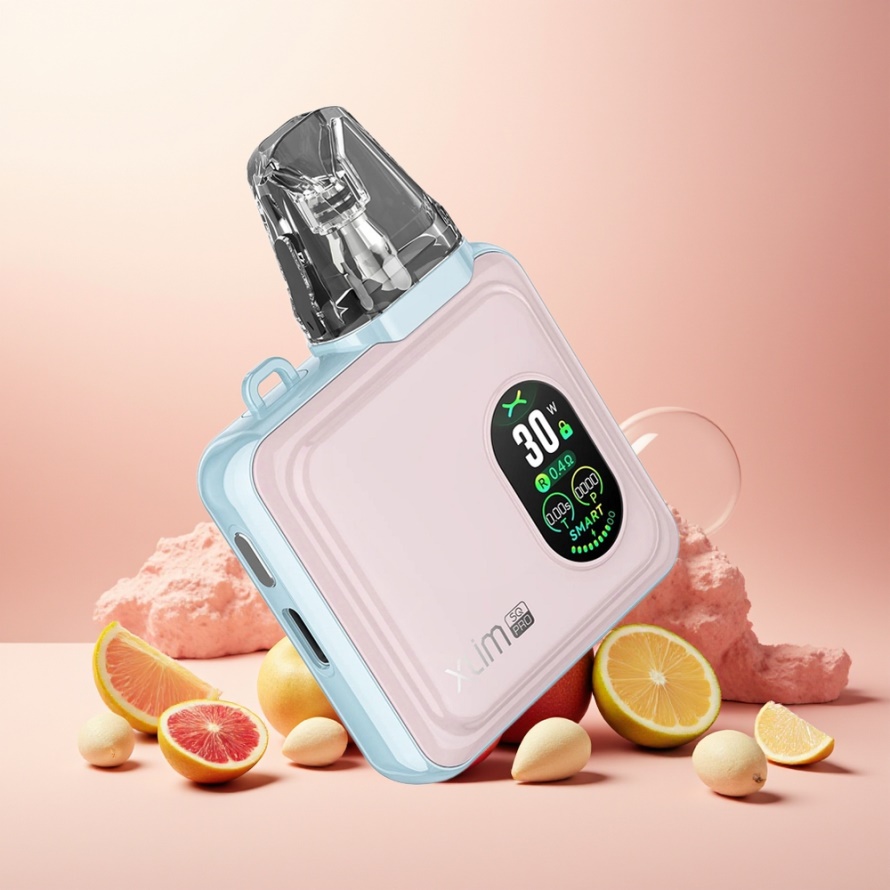 Oxva Xlim SQ Pro 30W Luftflöde Svensk Grossist Vape Kit Pastell Rosa