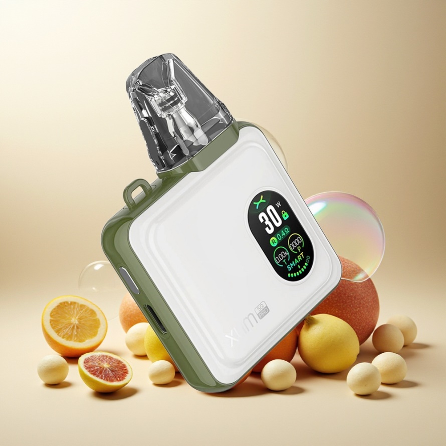 Oxva Xlim SQ Pro 30W TFT 1200mAh Svensk Grossist Vape Kit Vårvit